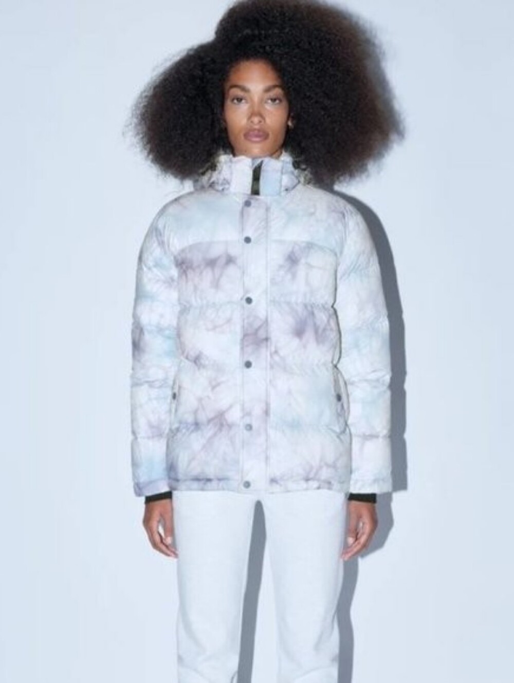 aritzia x Tna Super Puff tie-dye